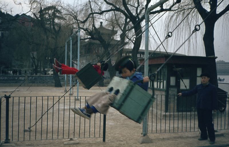 In full swing, Beihai Park