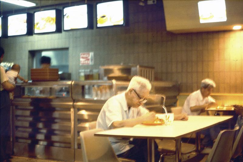 One of the first fast food joints in Beijing, with some brand like Donald Duck