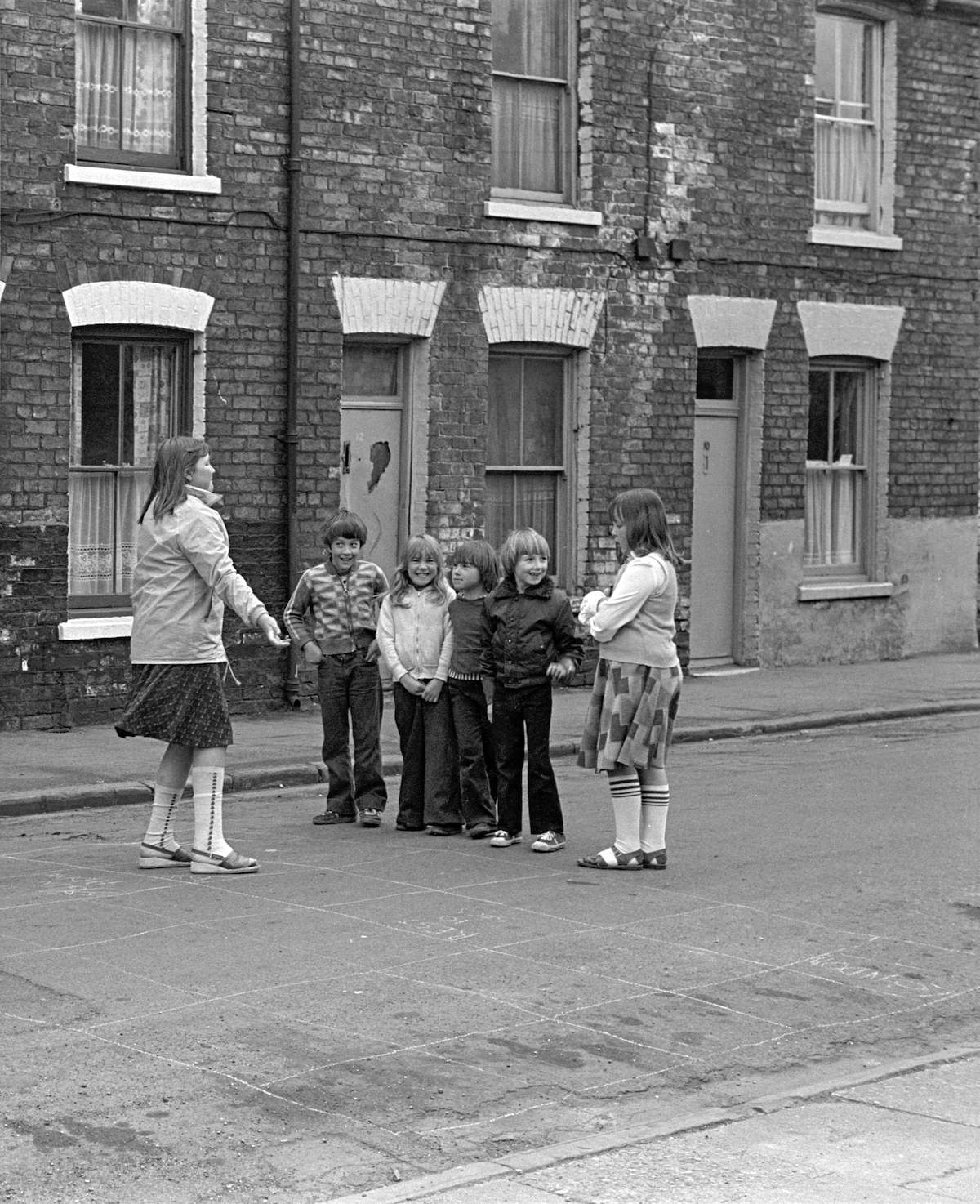 Children’s Games, Street games, Walton St area, Hull, 1979