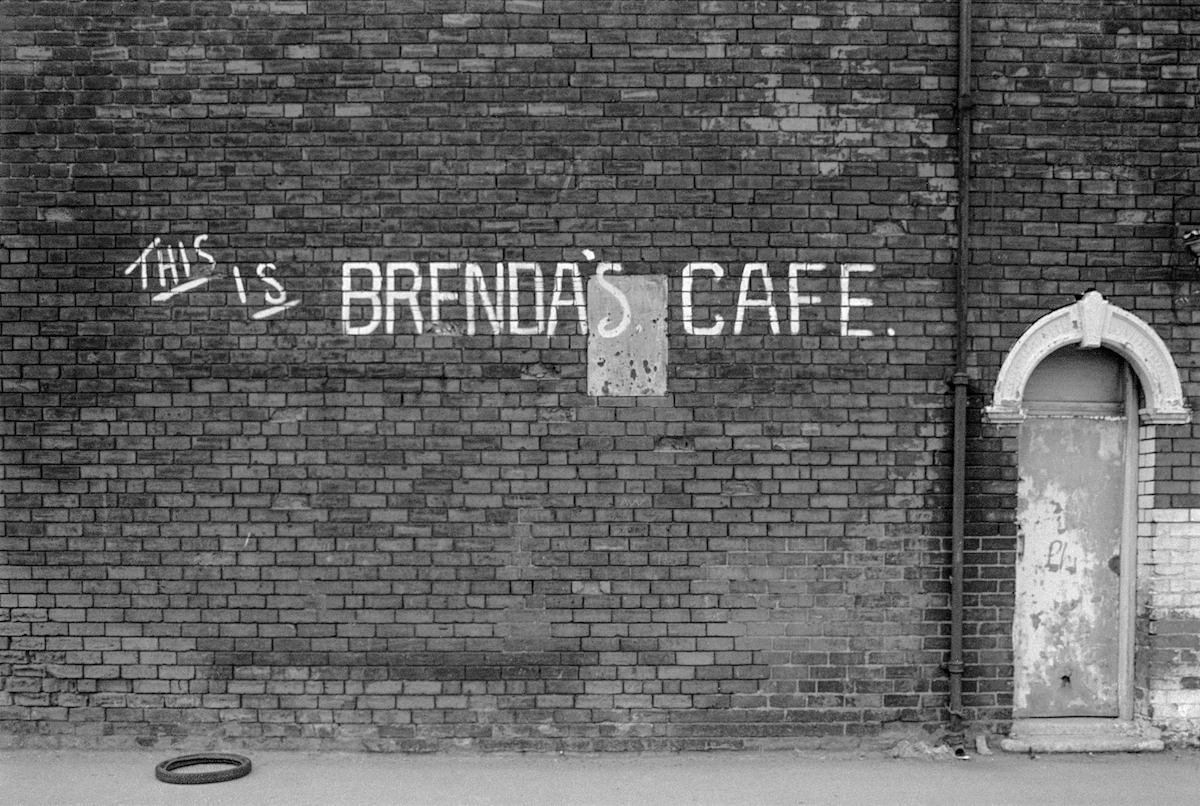 Brenda’s Cafe, Goulton St area, Hull, 1981