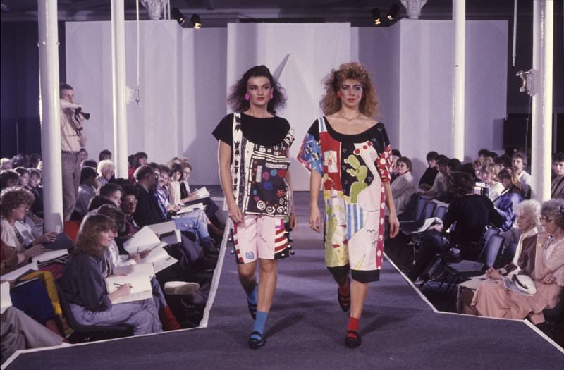 Fashion Show at Manchester Polytechnic in 1984
