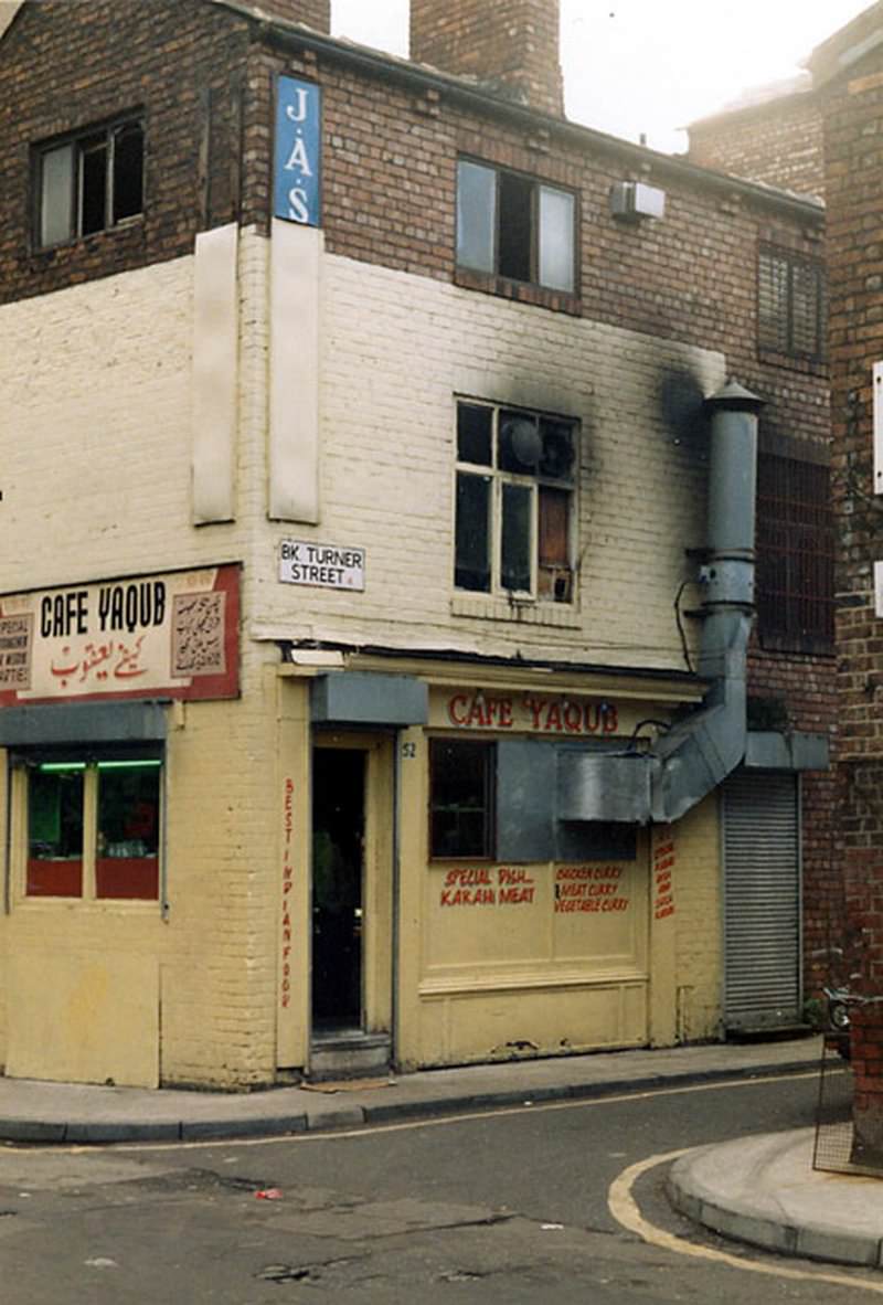 Cafe Yaqub, Back Turner Street, 1987