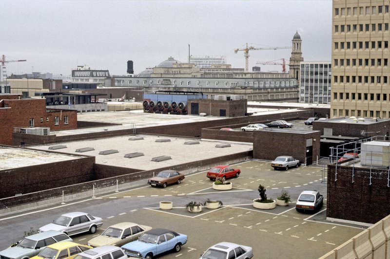 Roof of the Manchester Arndale Centre, 1985
