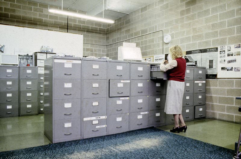 Slide Library, Manchester Polytechnic, 1983-84