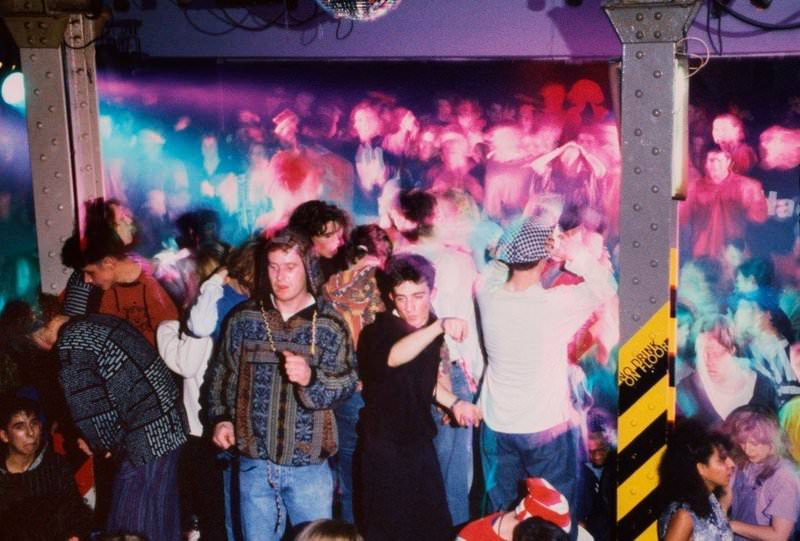 The Hacienda in 1990 (the club closed in 1996)