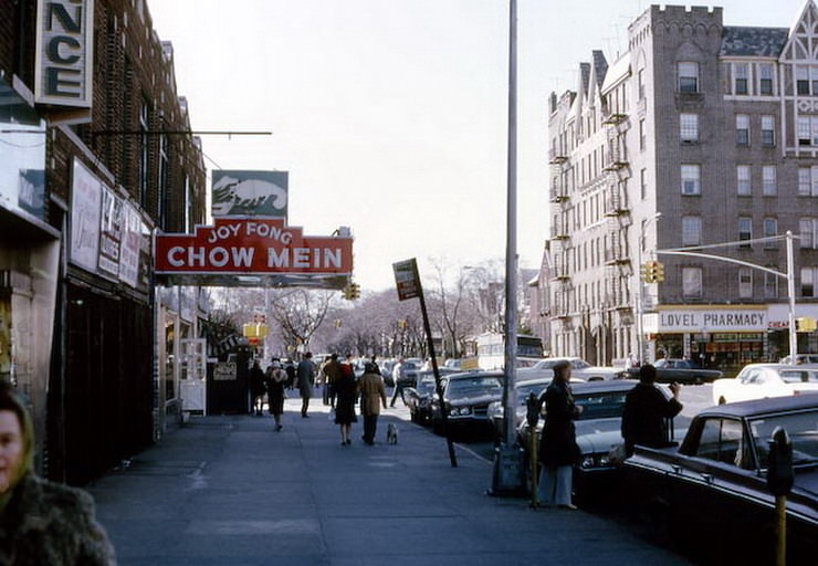 Chinese restaurant Chow Mein on Flatbush Street, 1971