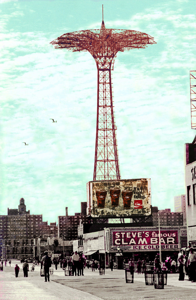 Coney Island Boardwalk, 1975