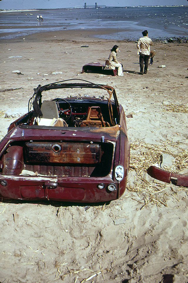 Plum Beach near Sheepshead Bay in Brooklyn, May 1973