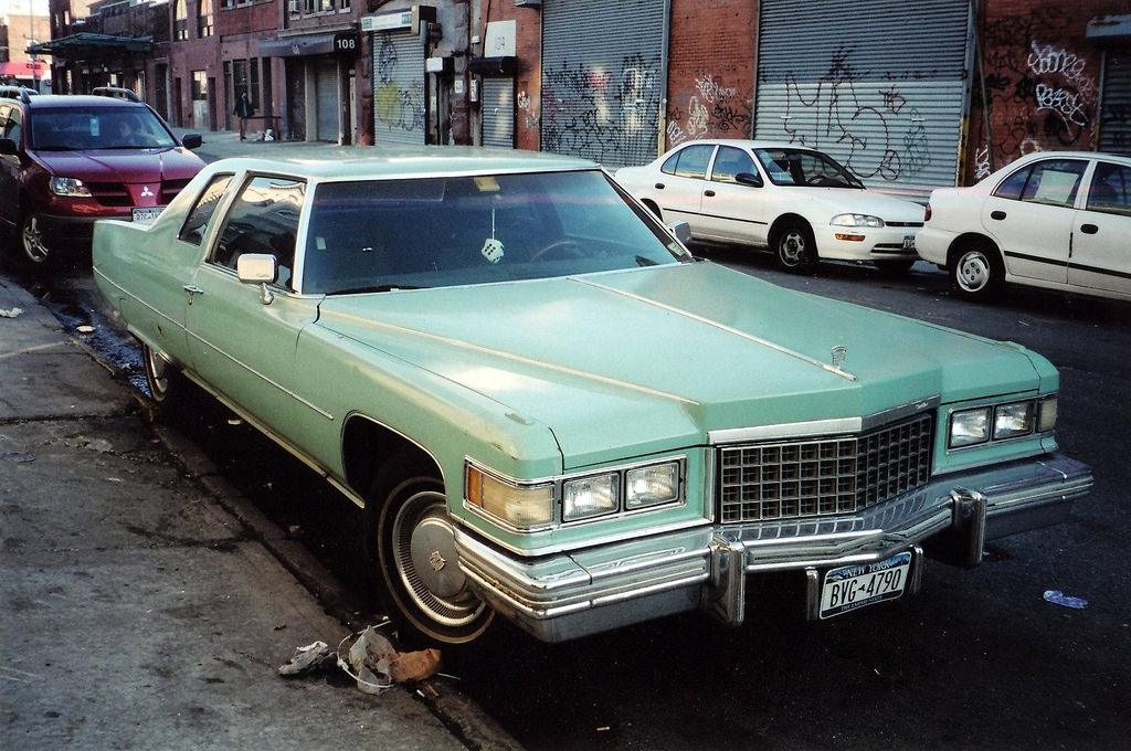 Street in Brooklyn, NYC, 1975