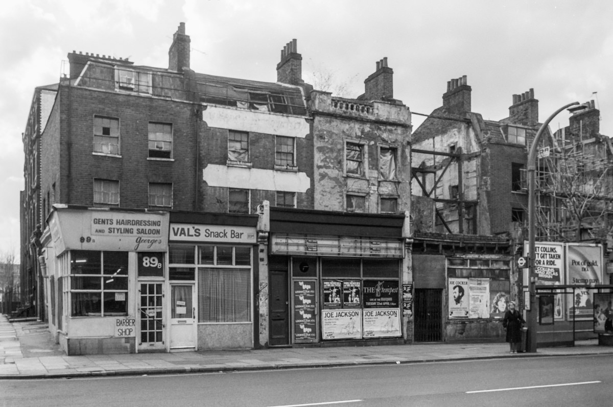 Hampstead Rd, Camden, 1986