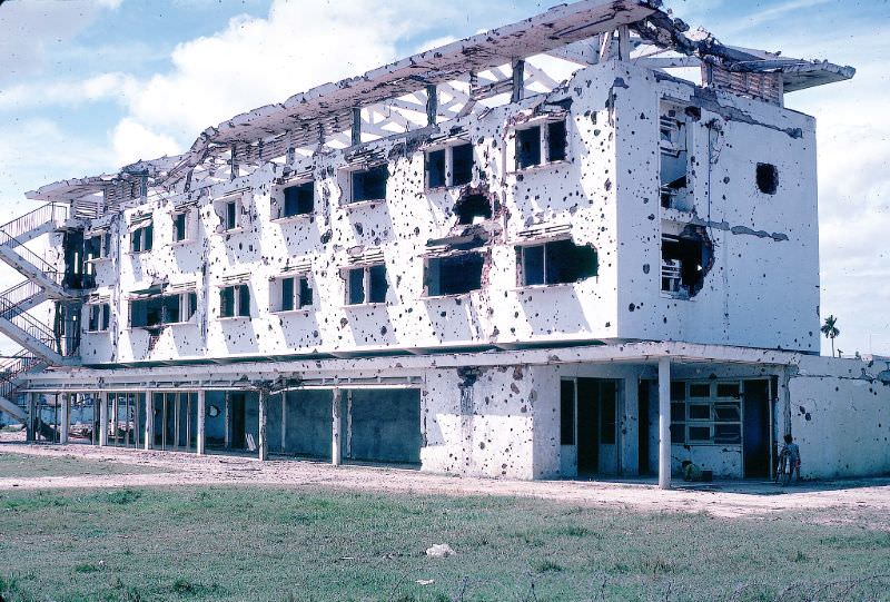 Aftermath of the Tet Offensive in Can Tho, 1968