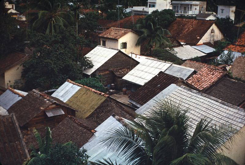 Rooftops in Can Tho, 1968