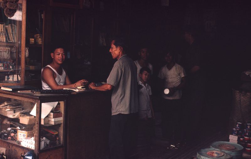 Store keeper in Can Tho, 1968