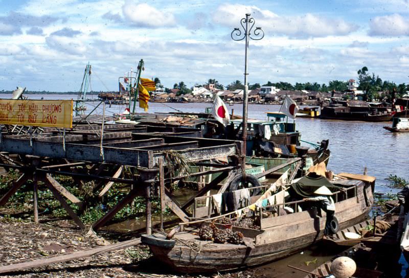 The Mekong River, Can Tho, 1968