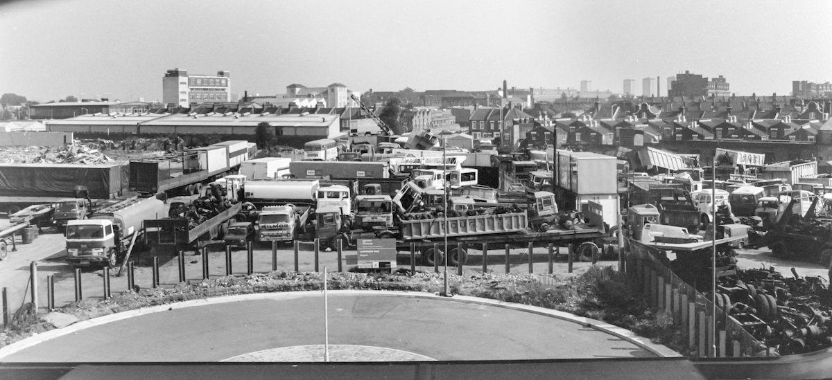 Landmann Way, Deptford, Lewisham, 1985