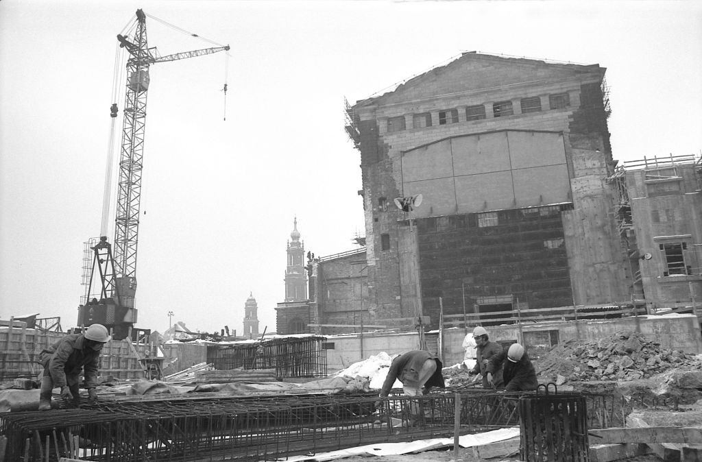 The Semperoper, which was destroyed in the bombing raid on Dresden.