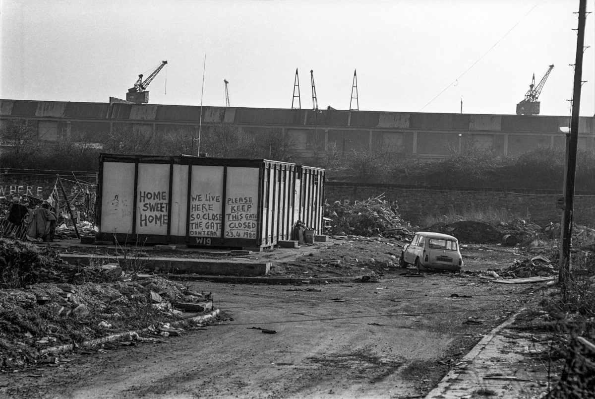 Prefab, Poplar or Limehouse, Tower Hamlets, 1982