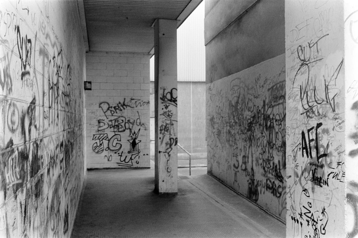 Graffiti, Basing St, Notting Hill, Kensington & Chelsea, London 1987