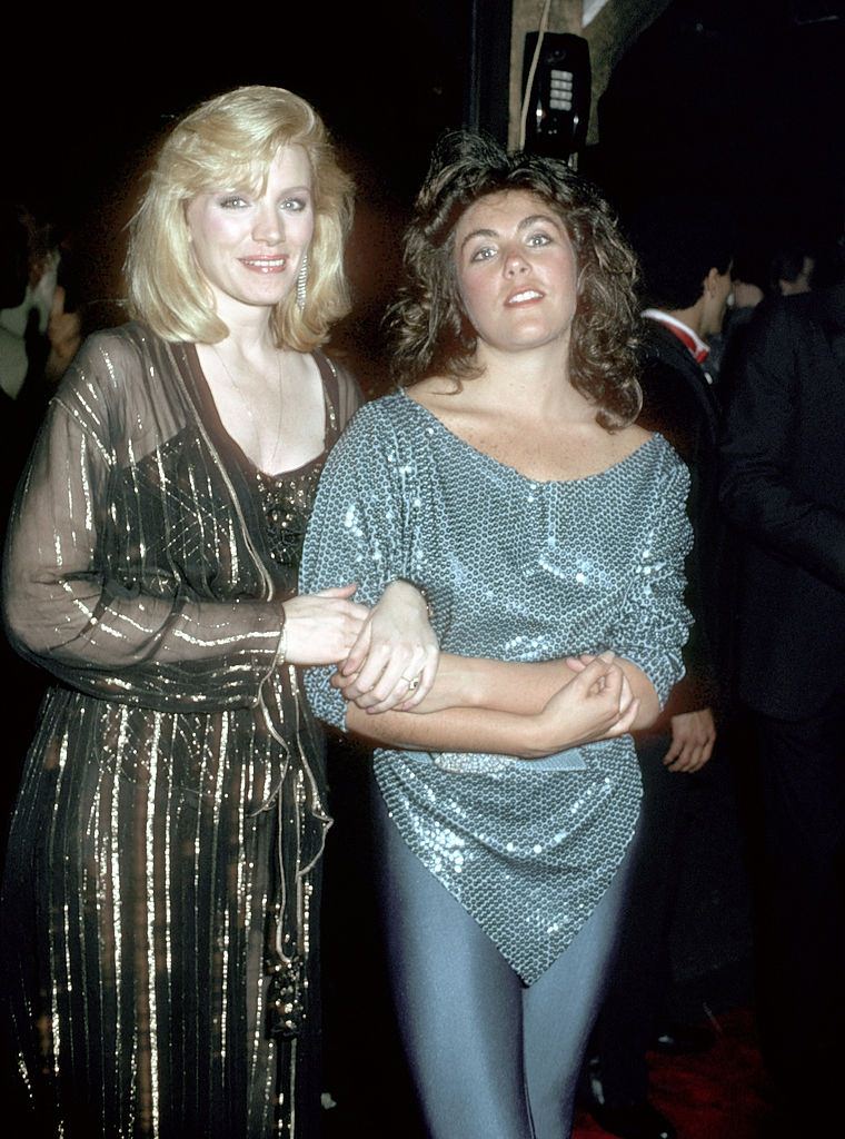 Laura Branigan with Shannon Tweed, 1984.