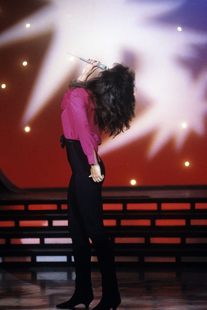 Laura Branigan on the stage, 1970.