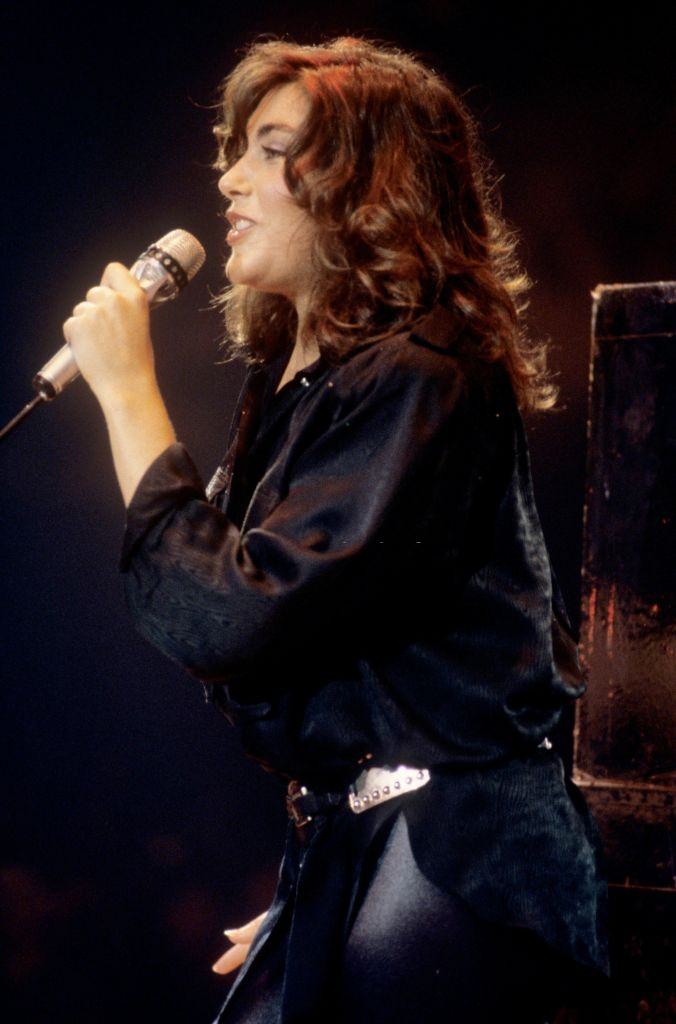 Laura Branigan performing in Dortmund, 1984.