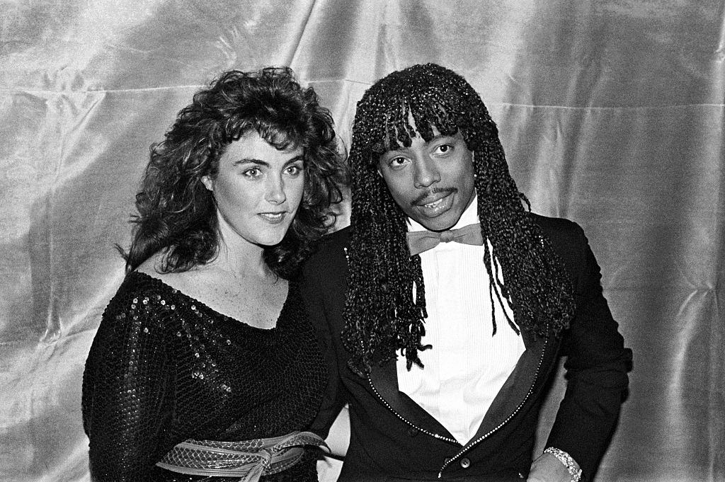 Laura Branigan and Rick James at the Frankie Crocker Awards at The Savoy in New York City on January 21, 1983.