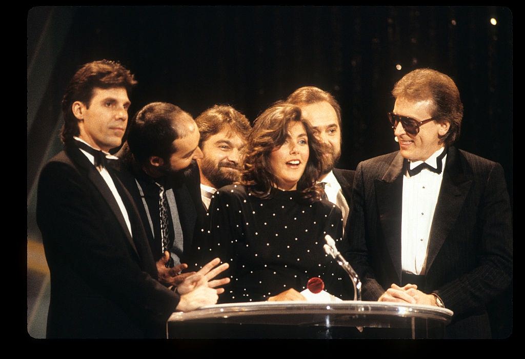 Laura Branigan with Oak Ridge Boys, 1985.