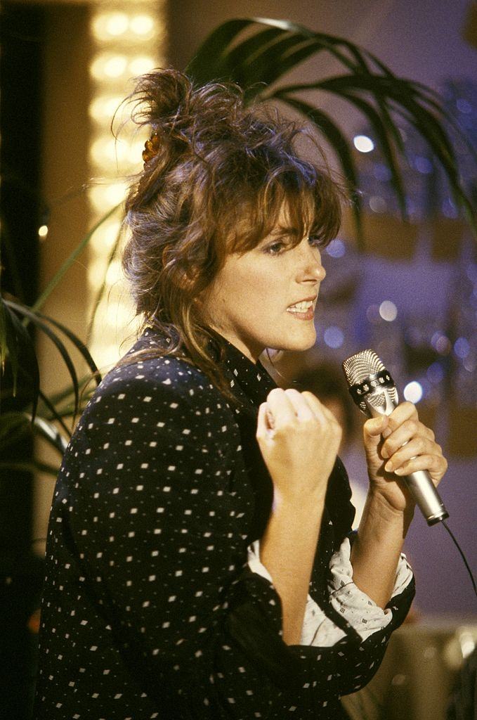 Laura Branigan performs live on stage in Germany, 1987.