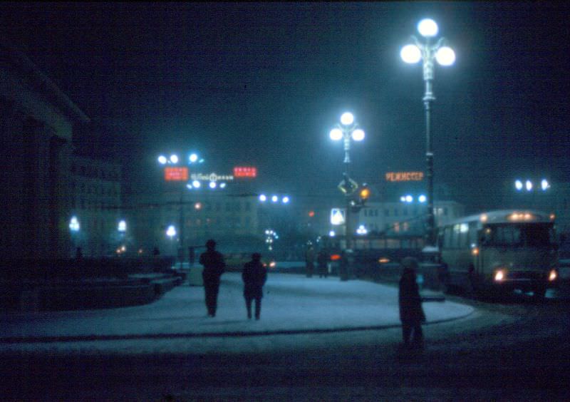 Night on Nevsky Prospekt, Leningrad, Spring 1977