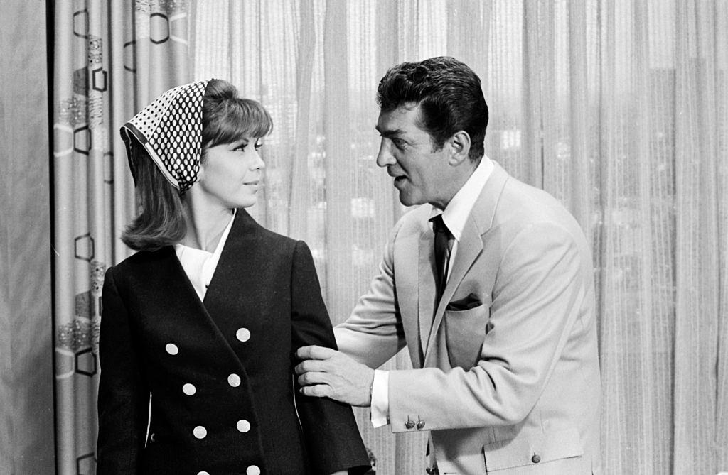 Nancy Sinatra with Dean Martin in the movie 'Marriage on the Rocks', 1965.