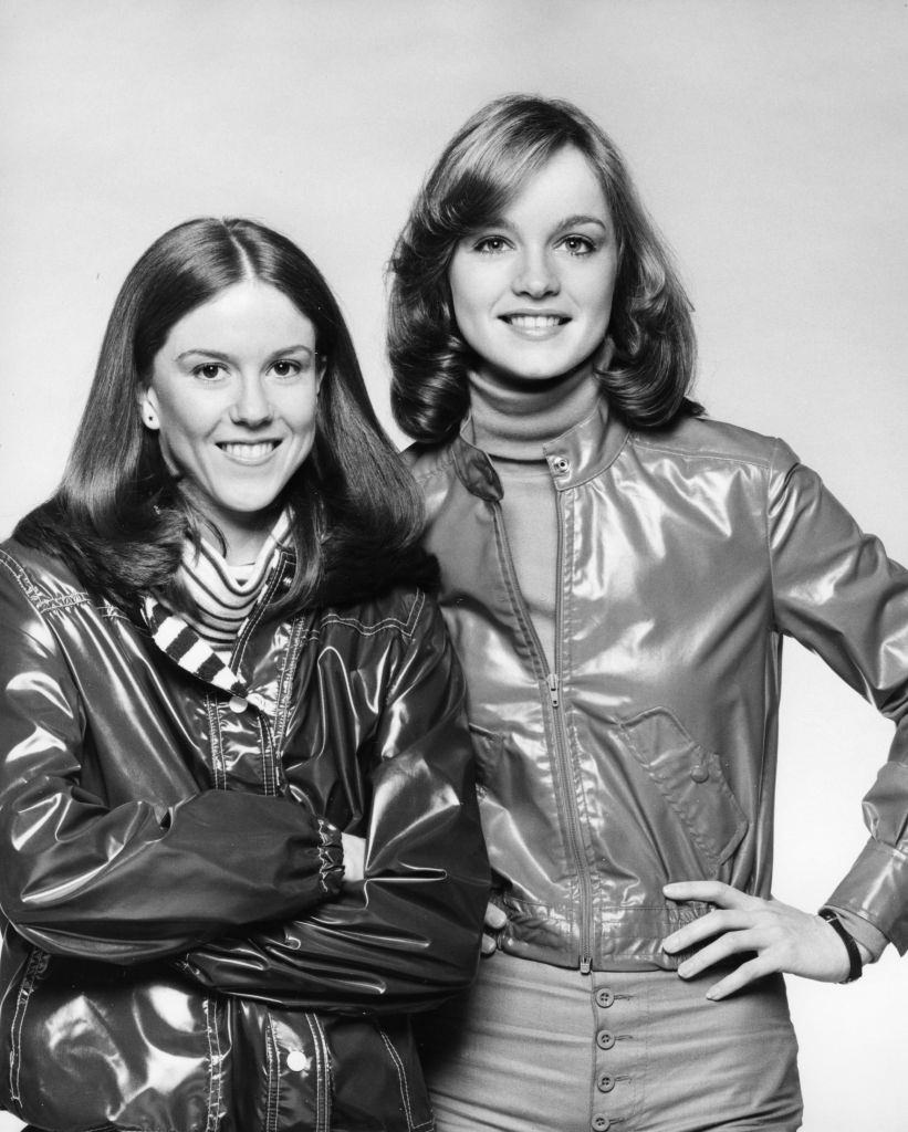 Pamela Sue Martin with Jean Rasey, 1977.