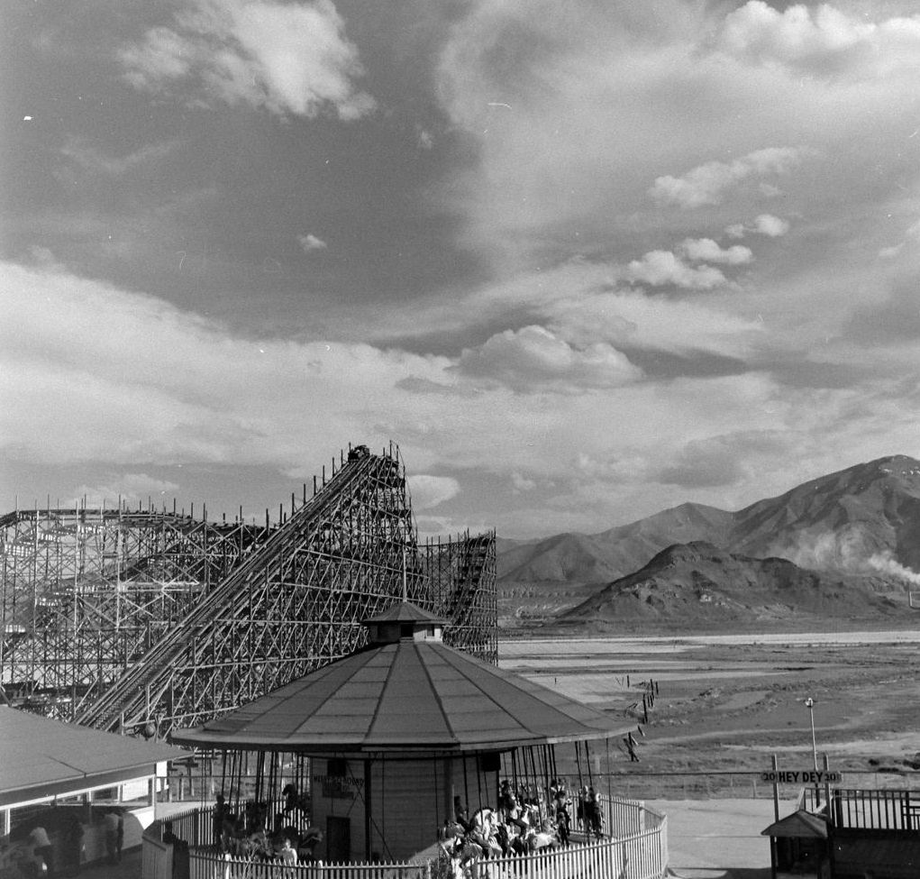 Amusement park in Salt Lake City, June 1948.