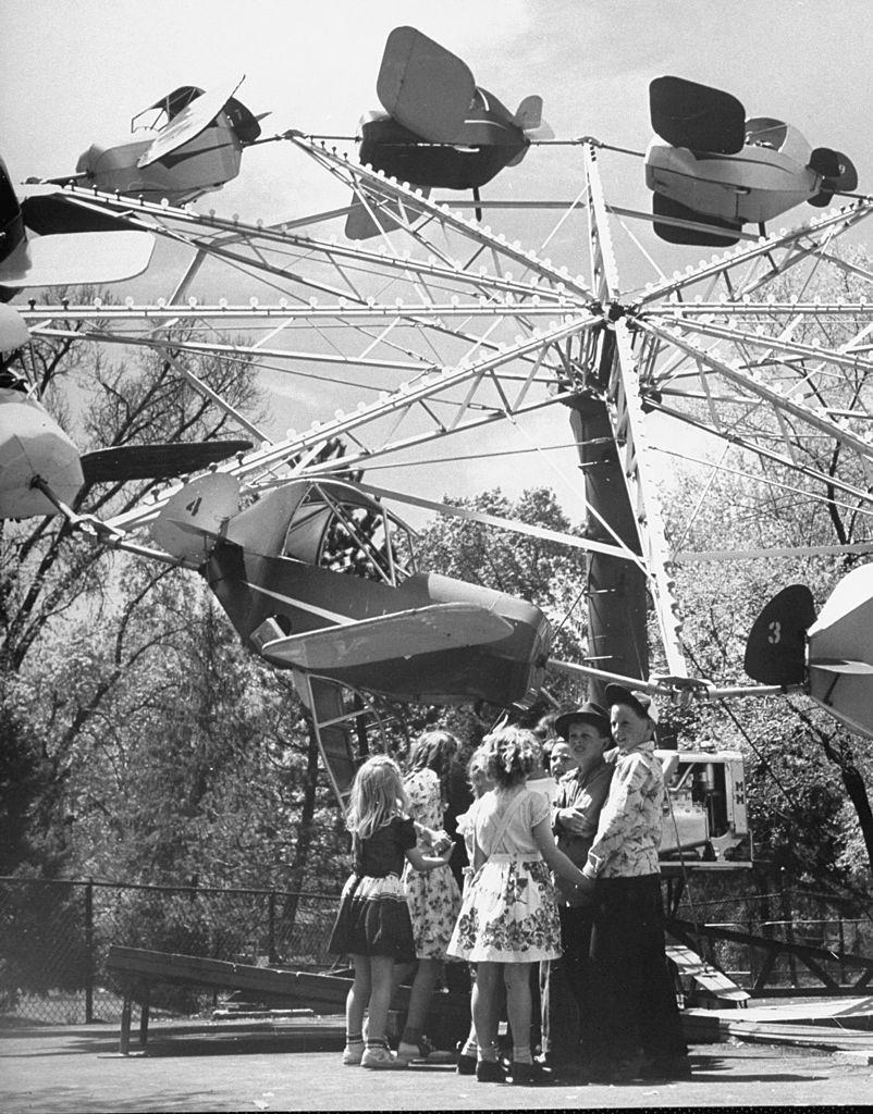 Antimony school children visit Salt Lake City, 1948.