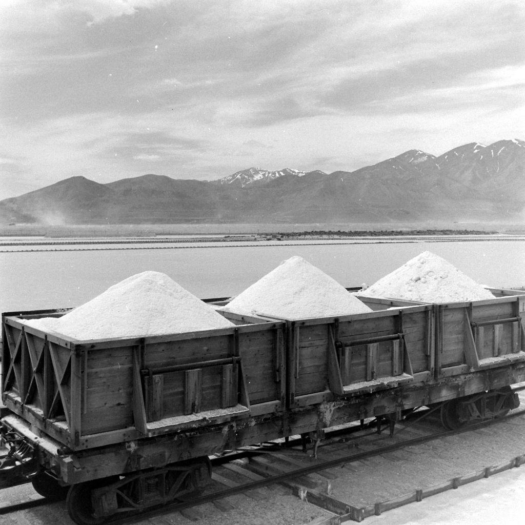 Cart carrying sand in Salt Lake City, June 1948.