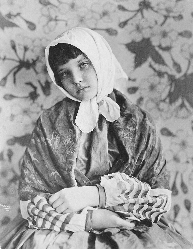 Sylvia Sidney at Age 12.
