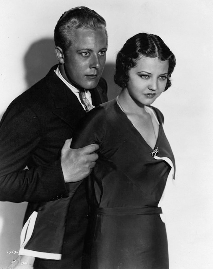 Sylvia Sidney with Gene Raymond in the movie 'Ladies of the big House', 1931.