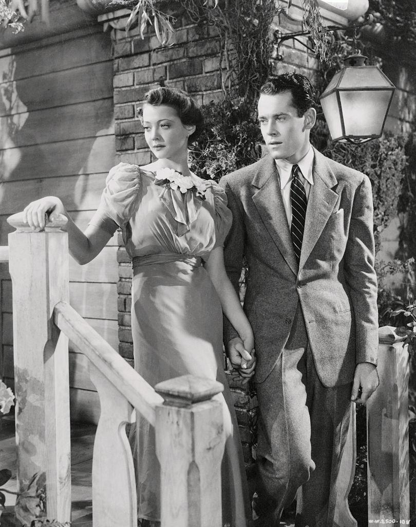 Sylvia Sidney with Henry Fonda in the movie 'You only Live once', 1931.
