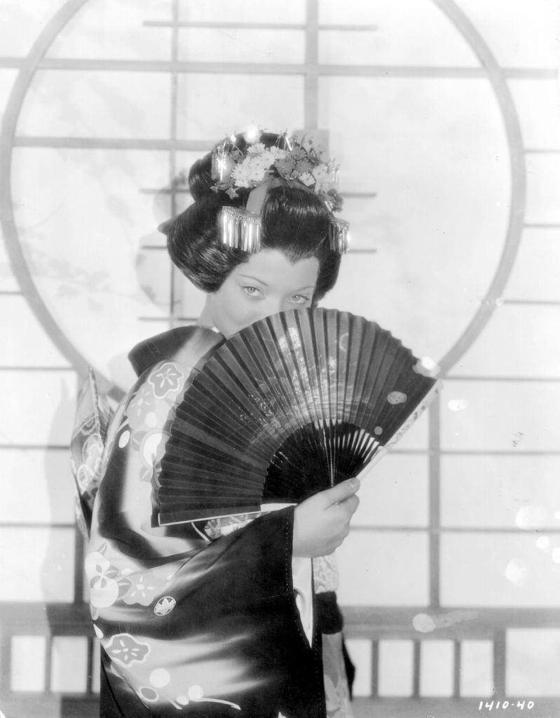 Sylvia Sidney in the movie 'Mdame Butterfly', 1932.