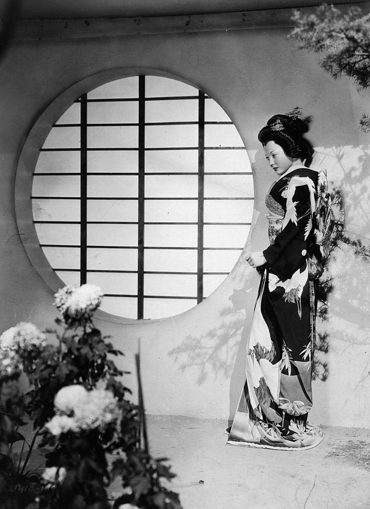 Sylvia Sidney plays Cho Cho San in the Paramount adaptation of 'Madame Butterfly', 1932.
