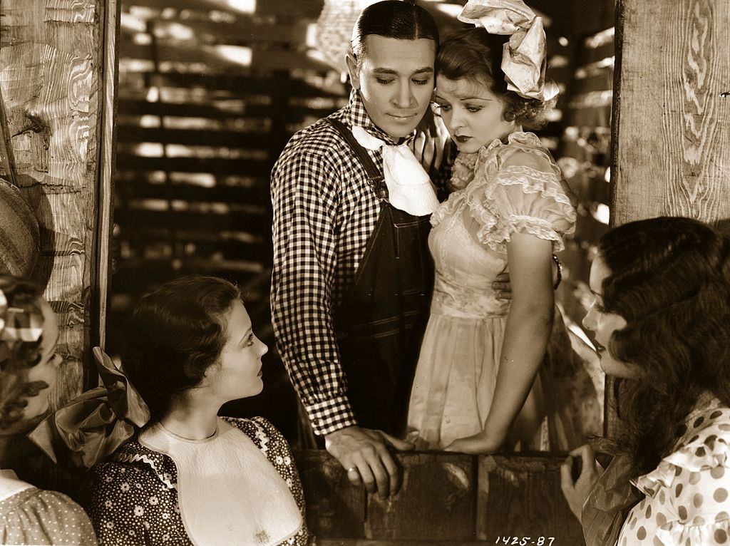 Sylvia Sidney with George Raft in a scene from 'Pick-Up', 1933.