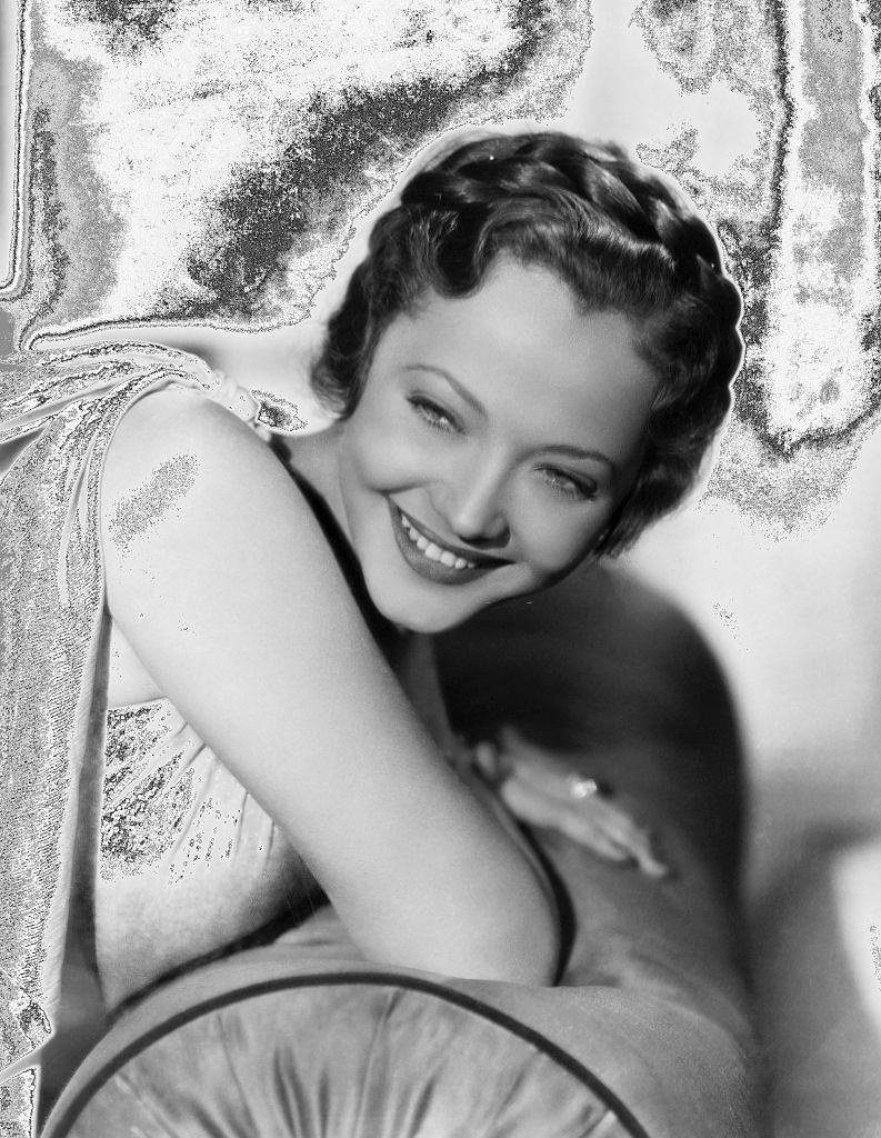 Sylvia Sidney smiling, 1935.