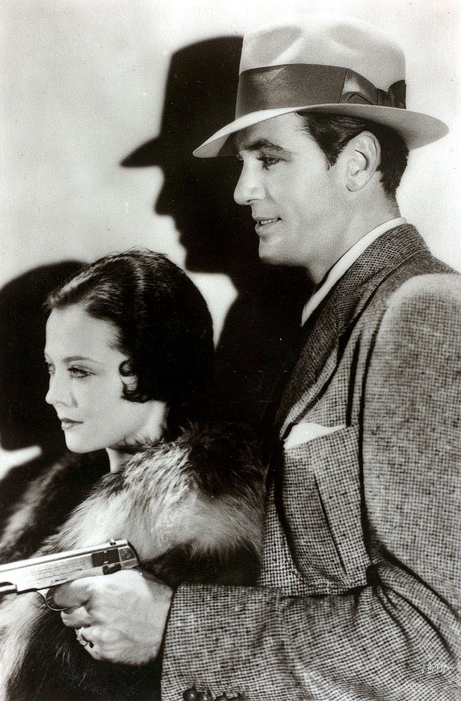 Sylvia Sidney with Gary Cooper, 1930.