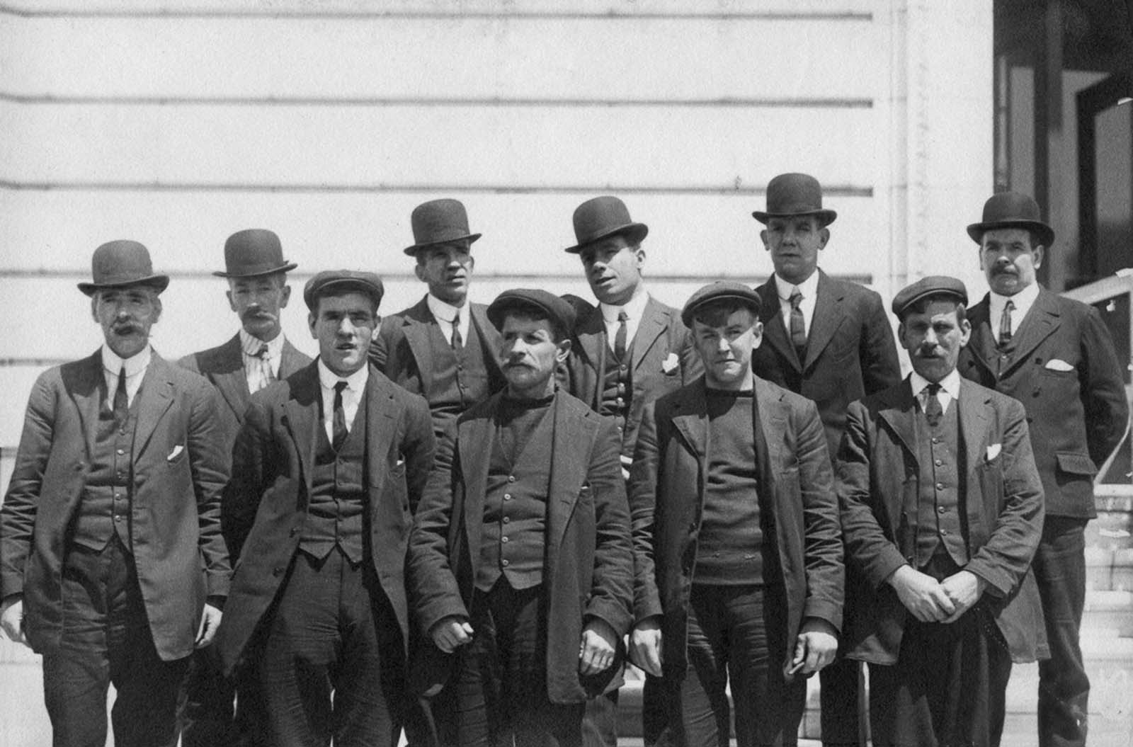 Surviving crew of the Titanic.