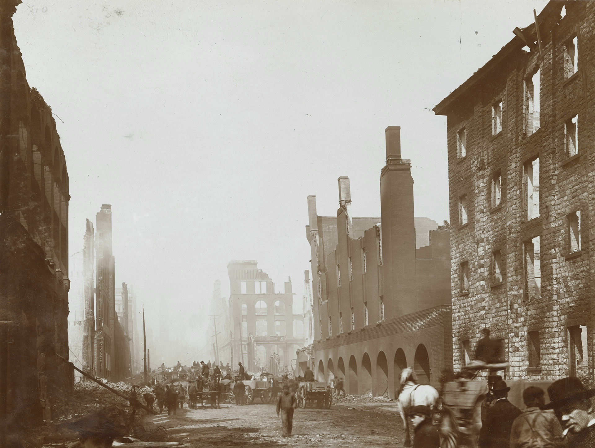 Street, looking north from Esplande W.