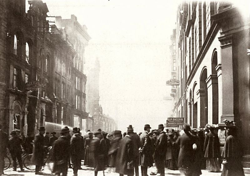 Looking west on Wellington Street from Jordon Street