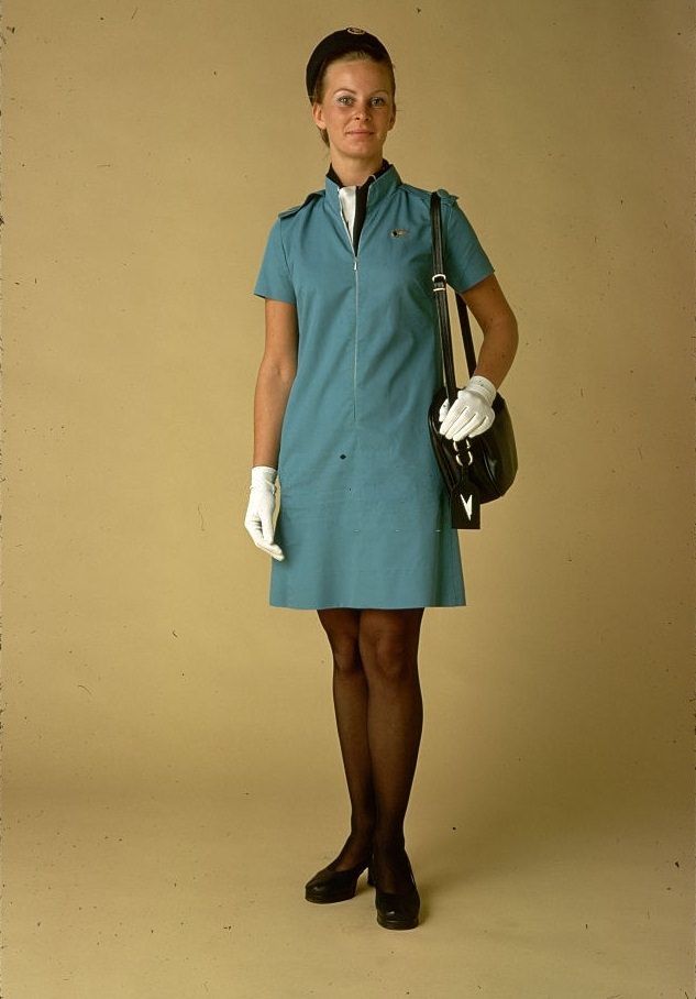 British Overseas Airways Corporation Flight attendant.