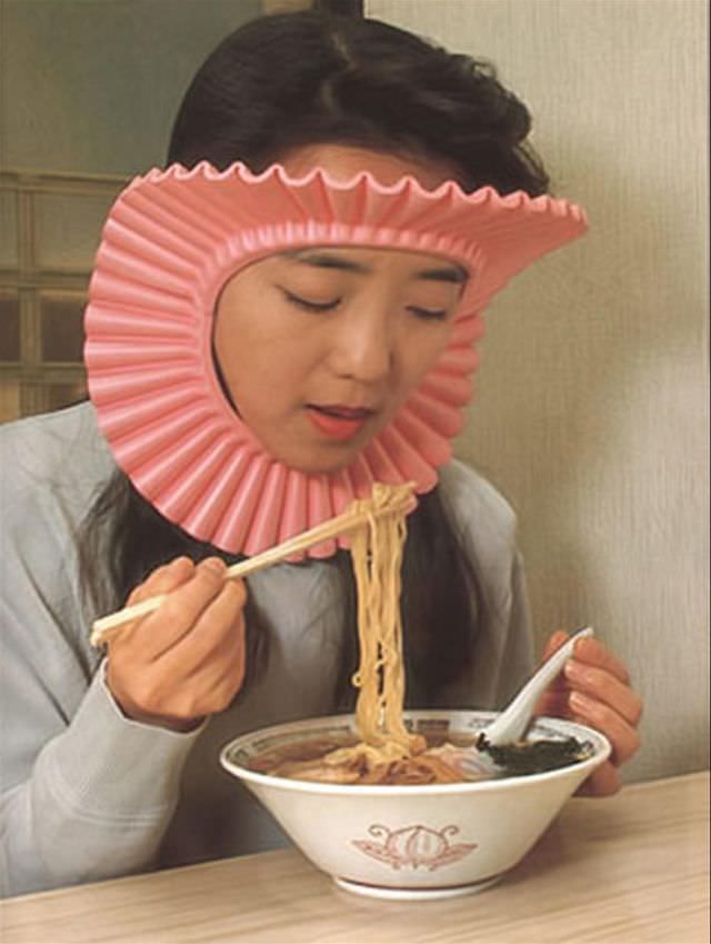 Hair Protector to Be Worn While Eating