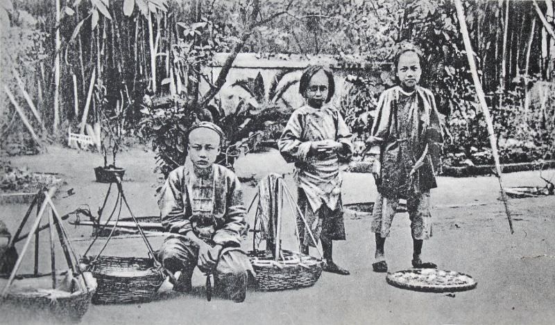 Chinese sweet-meat sellers, Hong Kong