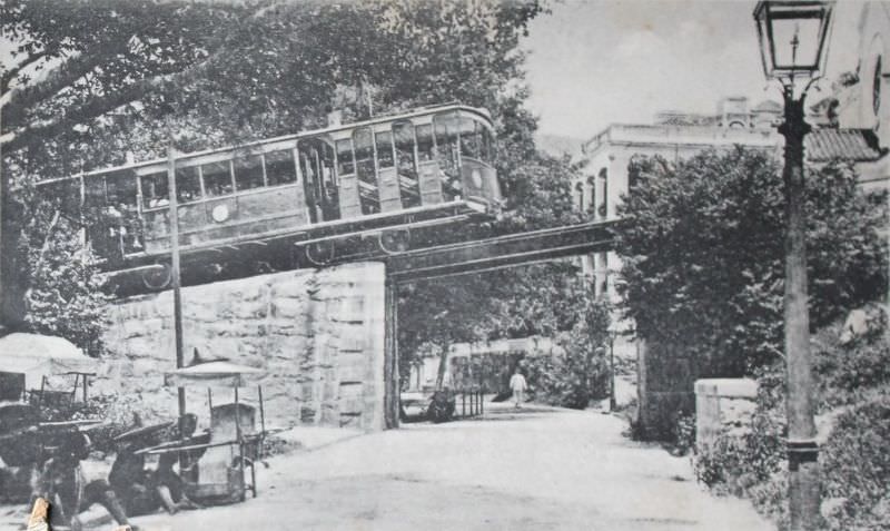 Kennedy Road and Peak Tramway, Hong Kong