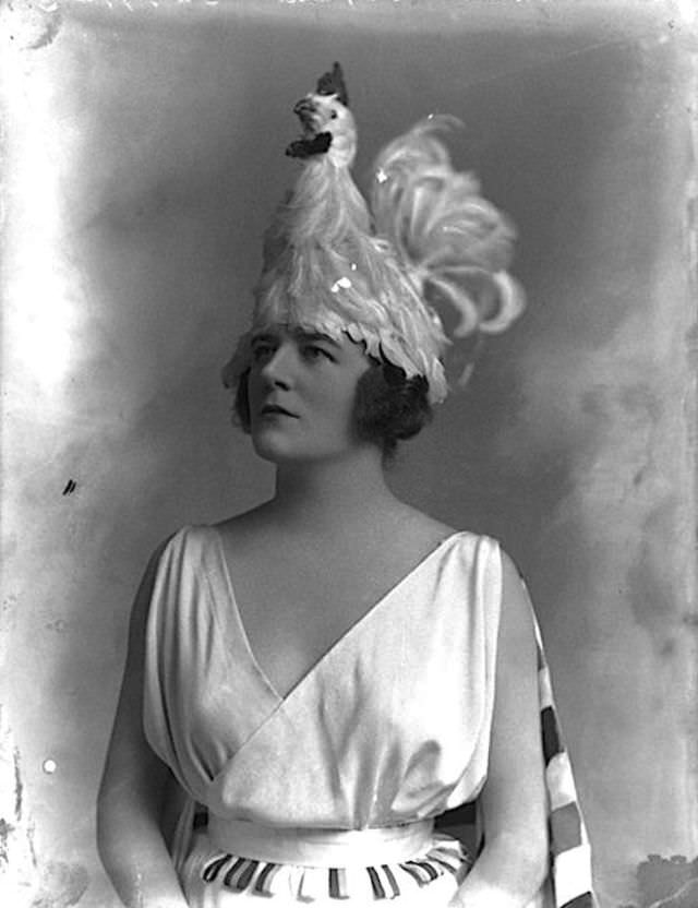 Strange Birds Hats for Women from the Early 1900s